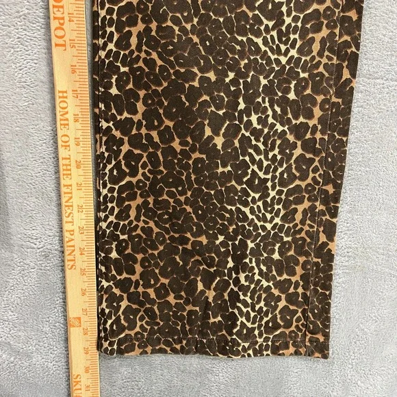 Cotton:On Jeans 24 Super Baggy Carpenter Leopard Flare‎ Y2K Skater NWT